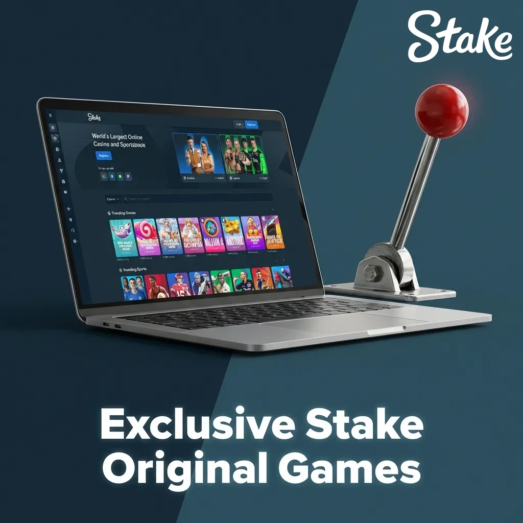 Stake Originals game collection including Mines